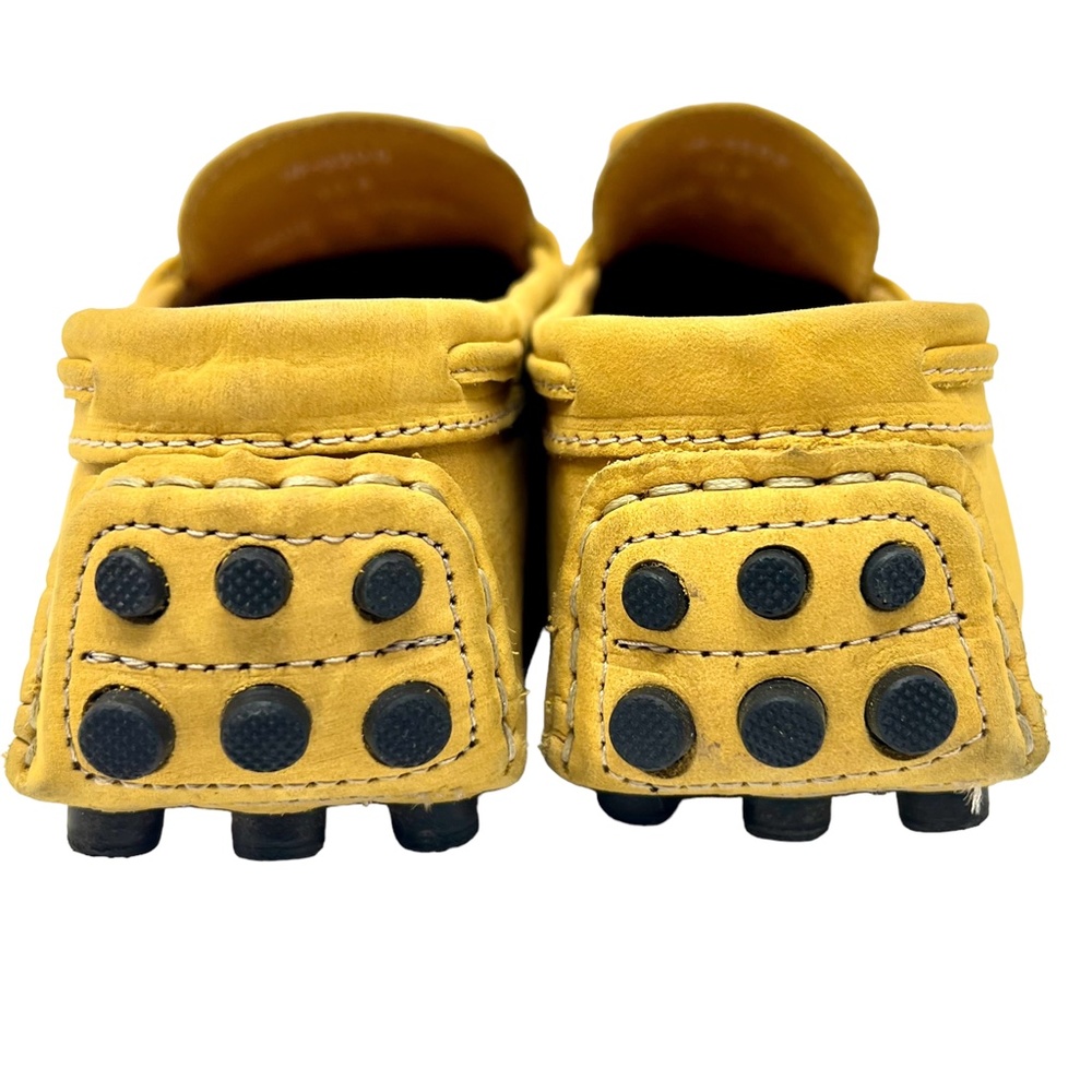 Mercanti Fiorentini women's Gold Leather Moc Driving Loafers size 10B - Picture 7 of 10